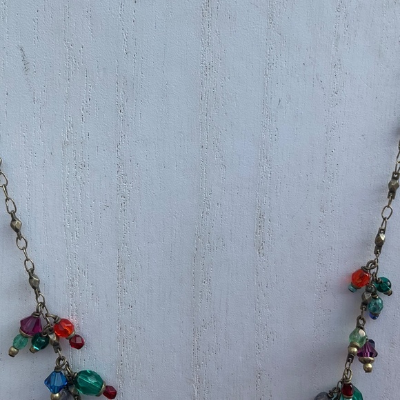 Michal Golan Hamsa Necklace multicolored 18” - Picture 5 of 11